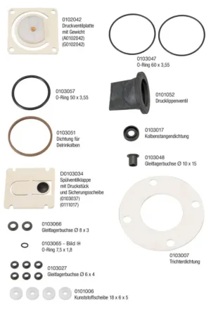 Actieprijs Reparatieset voor het Y3-toilet van RHEINSTROM